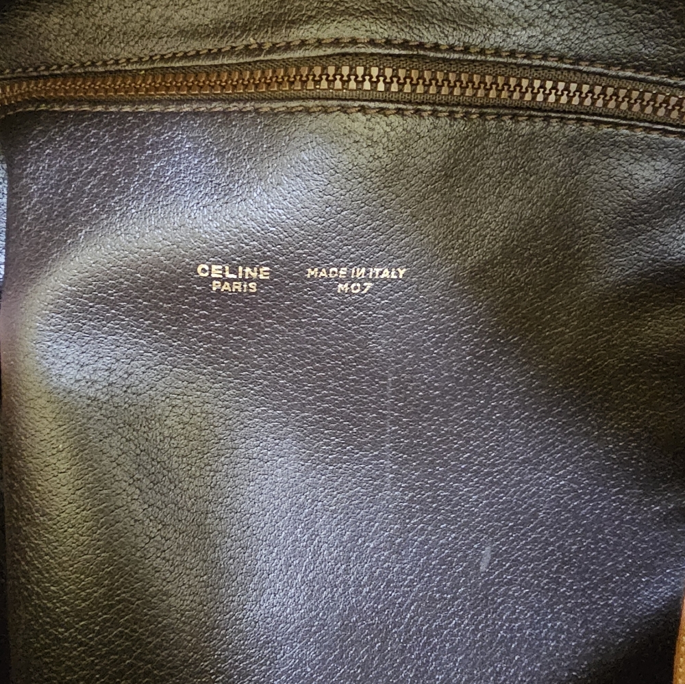 Authentic Celine Macadam Pattern PVC Leather Brown Tote Bag - Picture 11 of 17